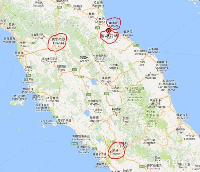 想去圣马力诺从哪儿入境最方便