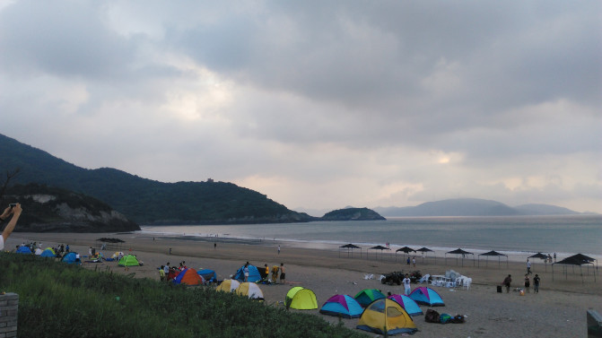 鶴浦沙灘露營篝火晚會