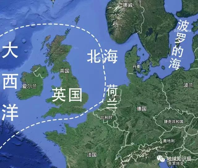 英吉利海峡地图高清图片