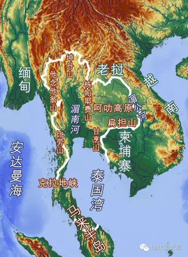 泰国地缘格局 