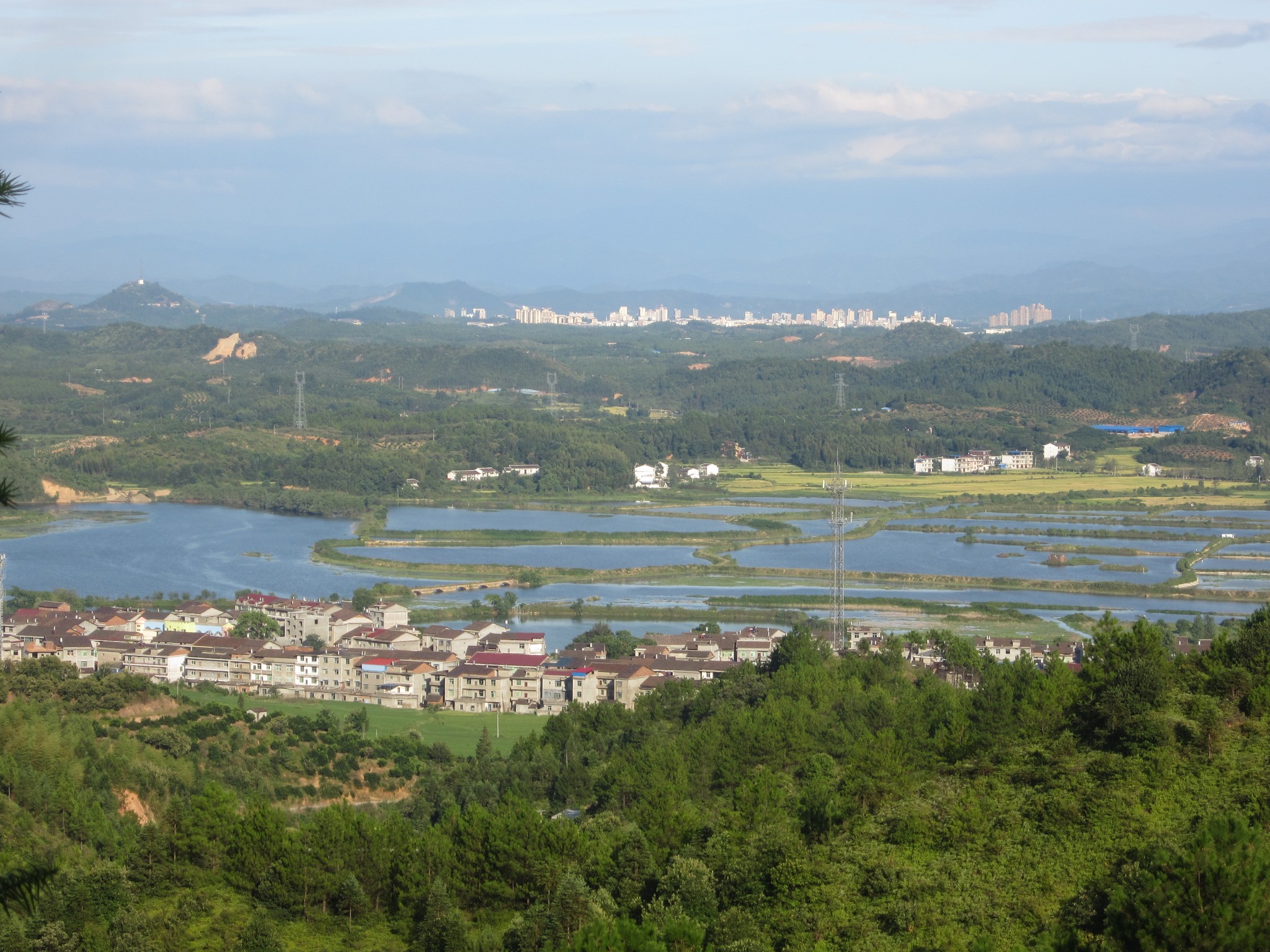 风景如画的黎川水乡中田