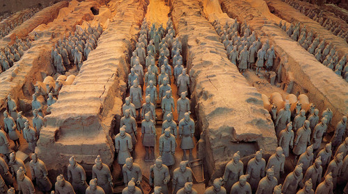 张学良将军公馆 火炮参观及体验 秦始皇兵马俑 西安城墙 大秦崛起