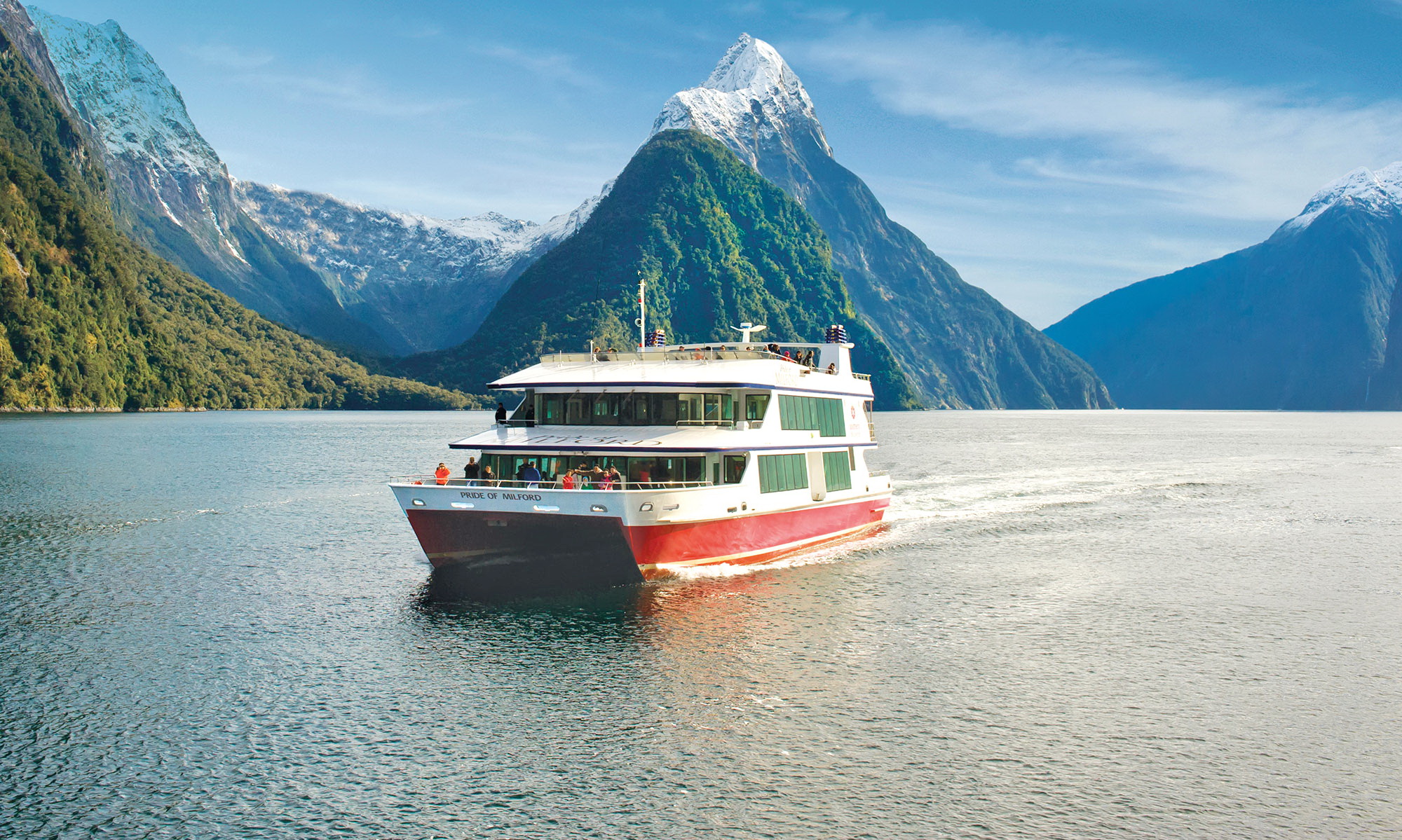 米尔福德峡湾 含自助午餐 风景观光游船/红船(电子票免打印 米福峡湾