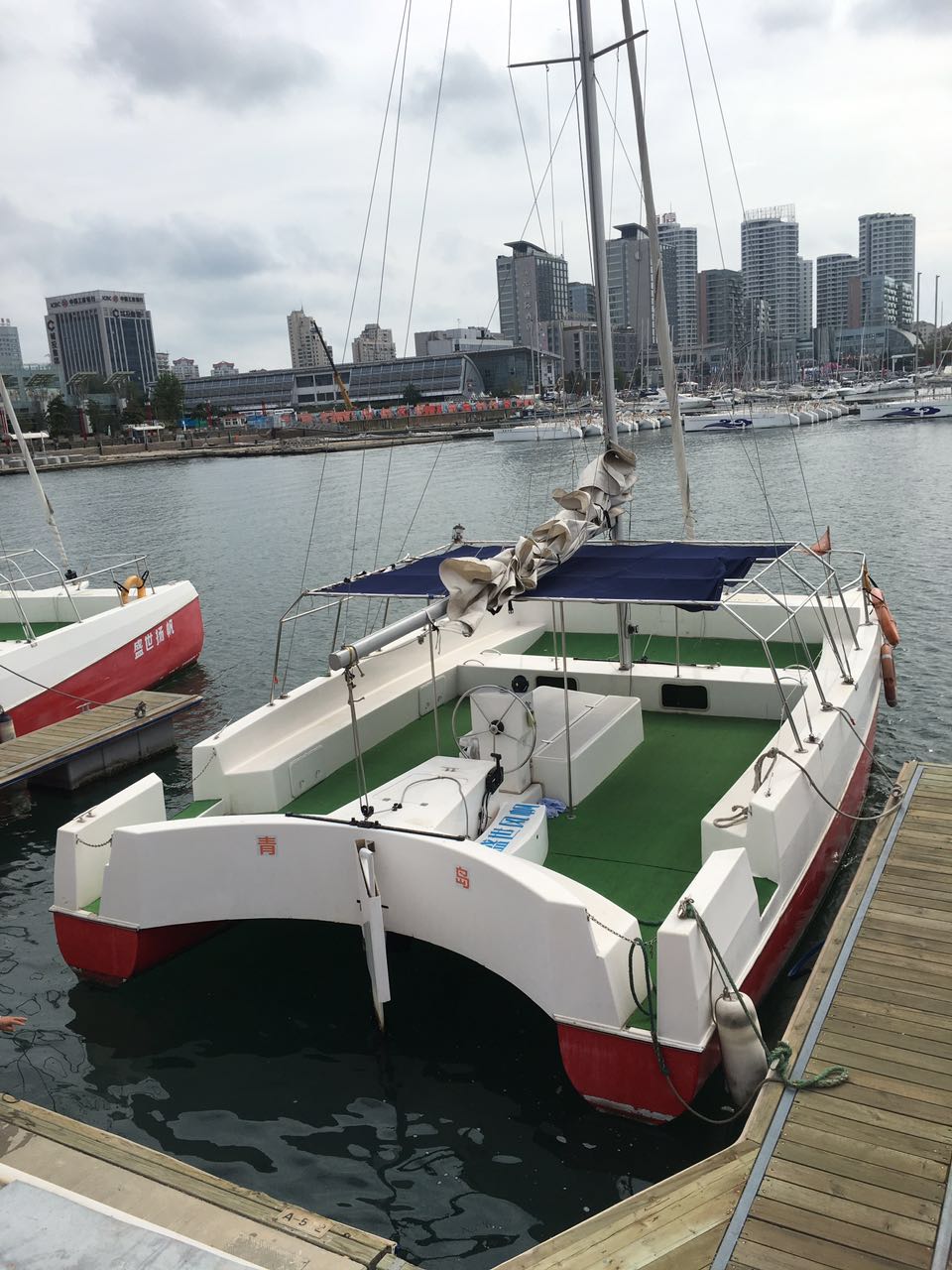 青岛奥帆中心双体帆船观光体验(寻找奥运足迹 欣赏最美青岛 提前3小时