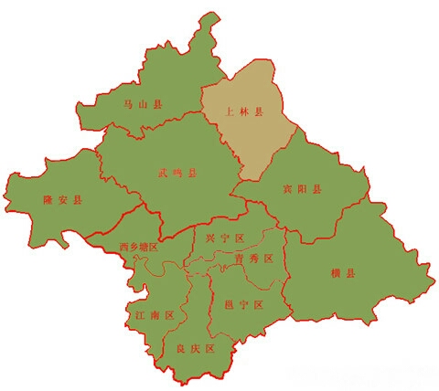 上林我熟悉的地方南宁的后花园