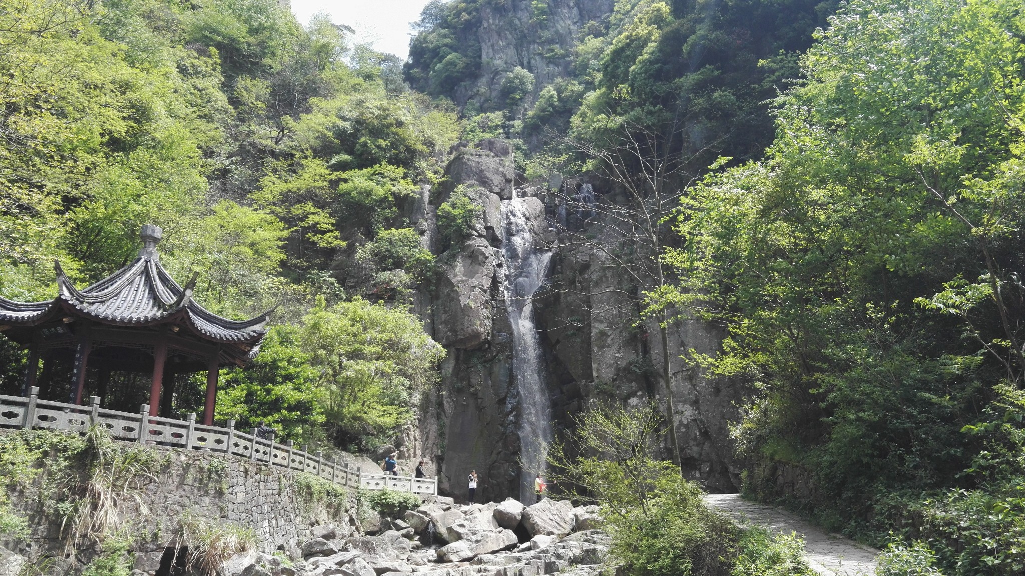 奉化溪口之雪竇山三隱潭