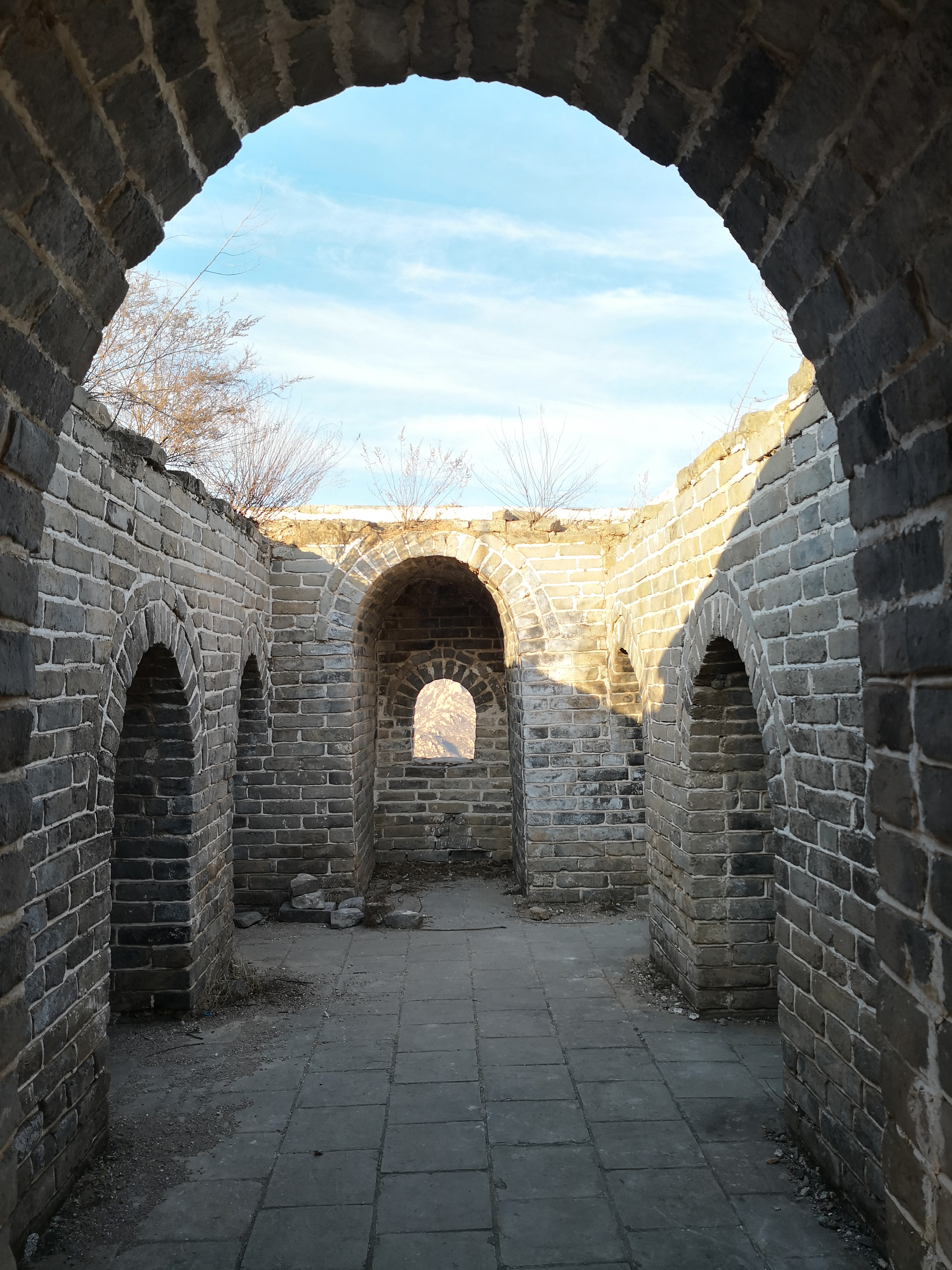 长城大庄科段之北齐残段至山险