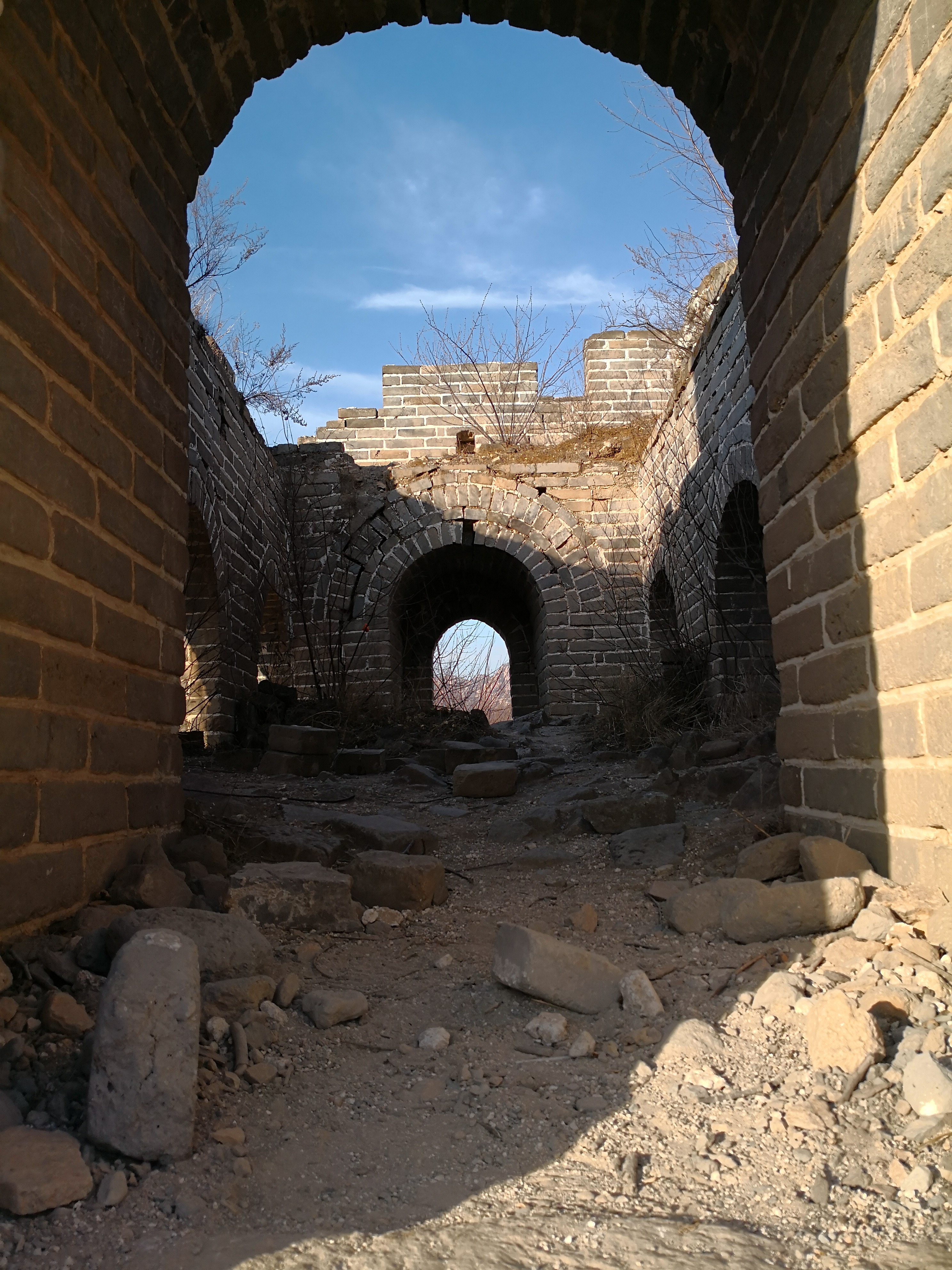 长城大庄科段之北齐残段至山险