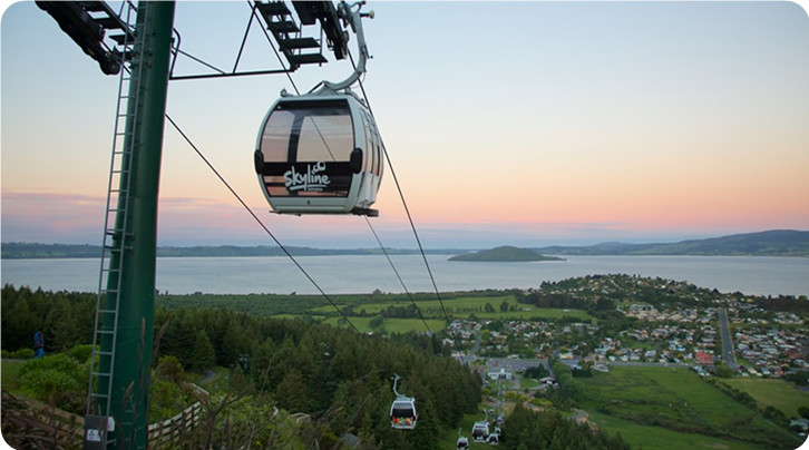 罗托鲁瓦 天空缆车 山顶bbq自助餐(滑板车/品酒可选 电子票免打印)