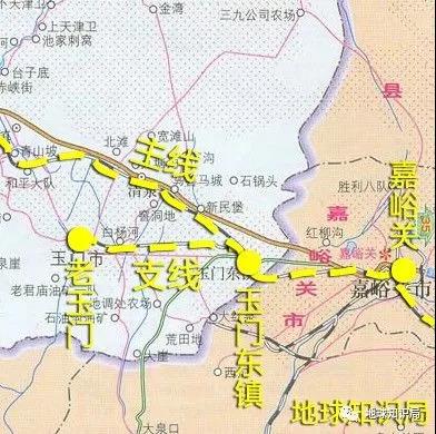 甘肃省玉门市地图位置图片