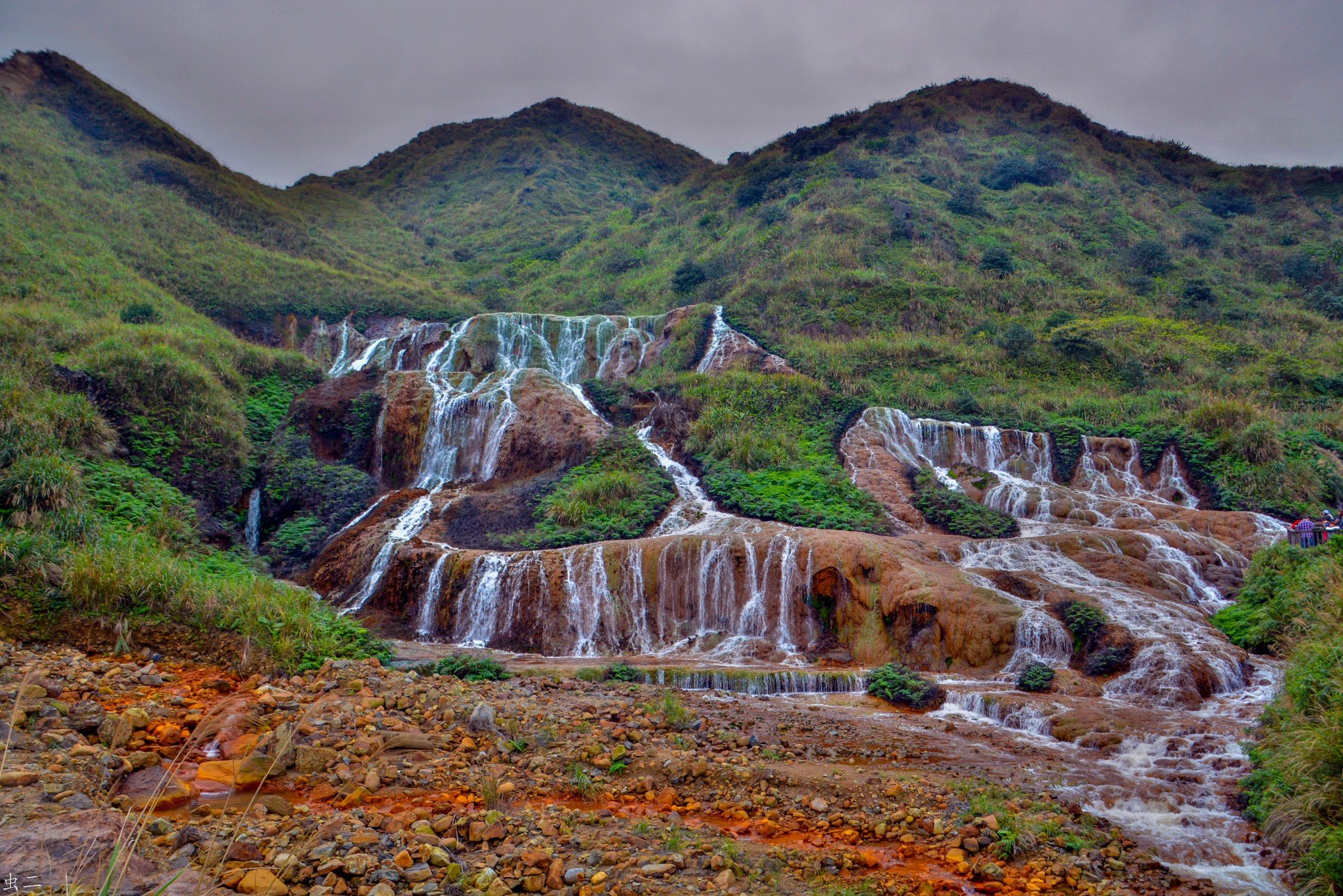 瑞芳九份老街黄金瀑布