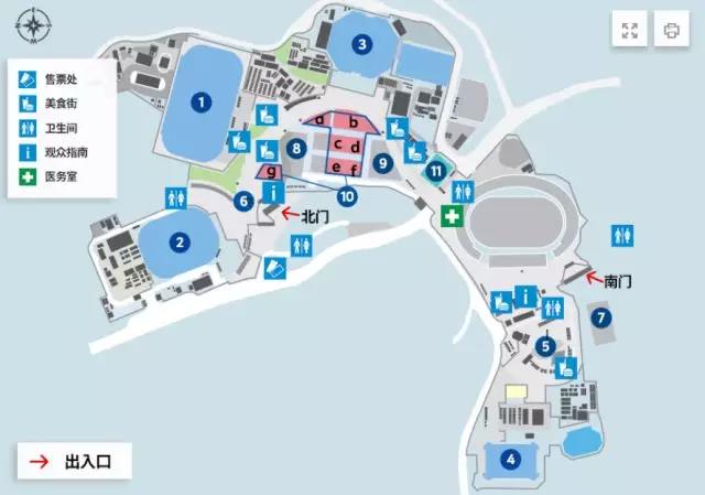 冬奥场馆地图图片
