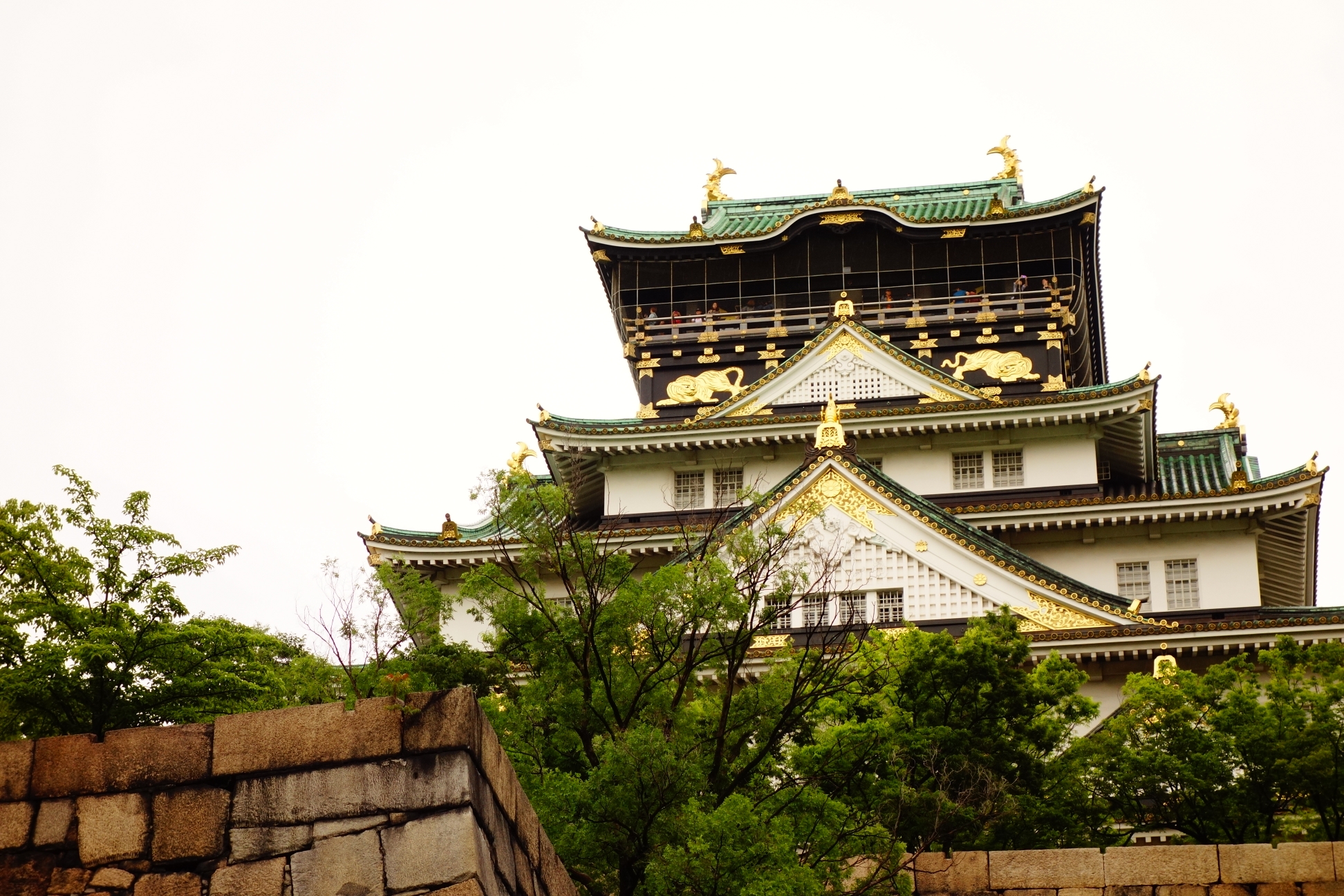 大阪城,带你回到幕府时代