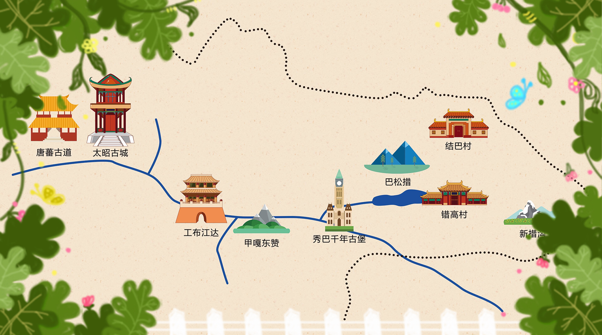 绿色圣地巴松措