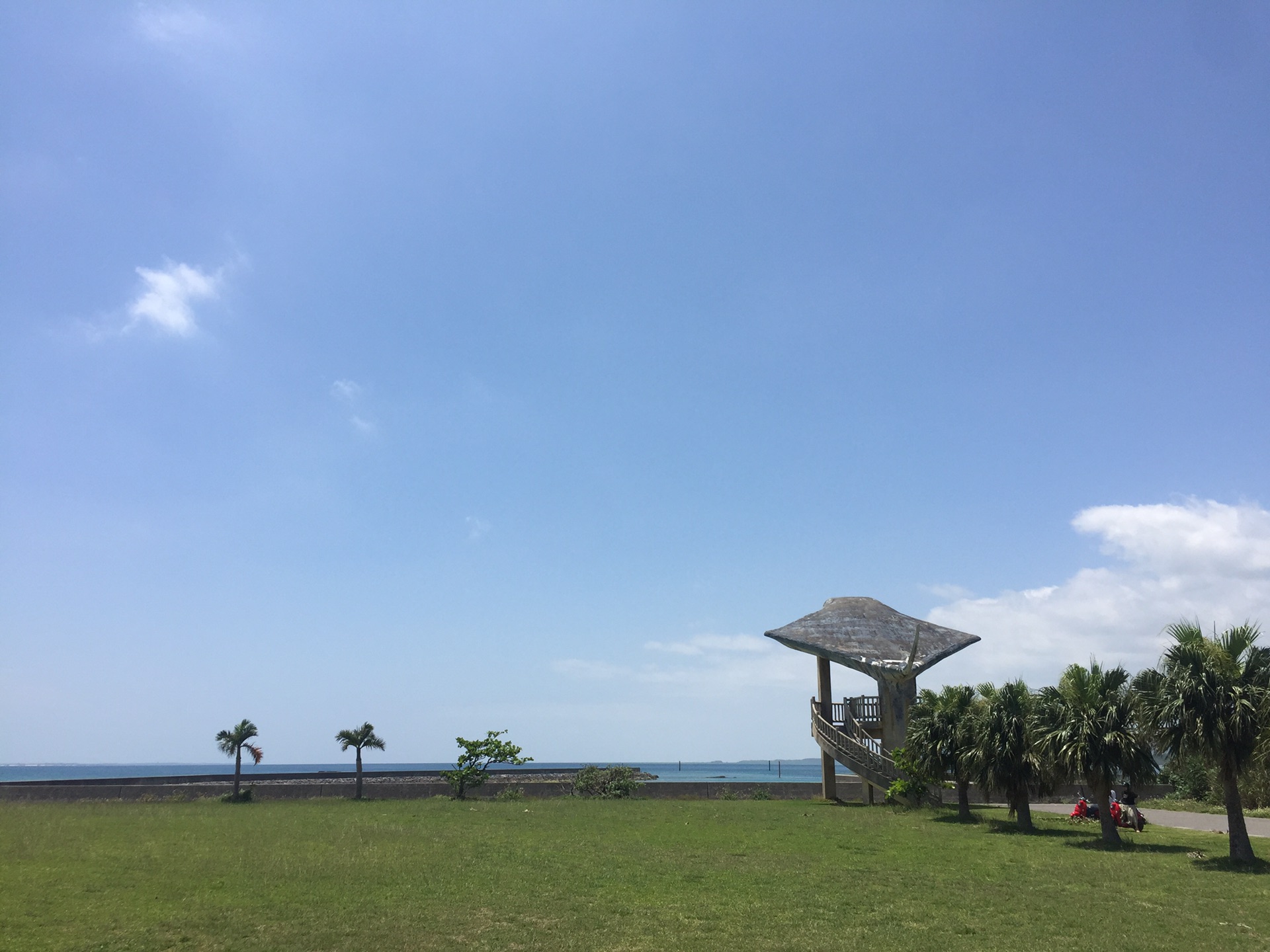 五周年带孩子去看冲绳蓝(看海炎祭 做玻璃杯 小滨岛骑行 数满天繁星)