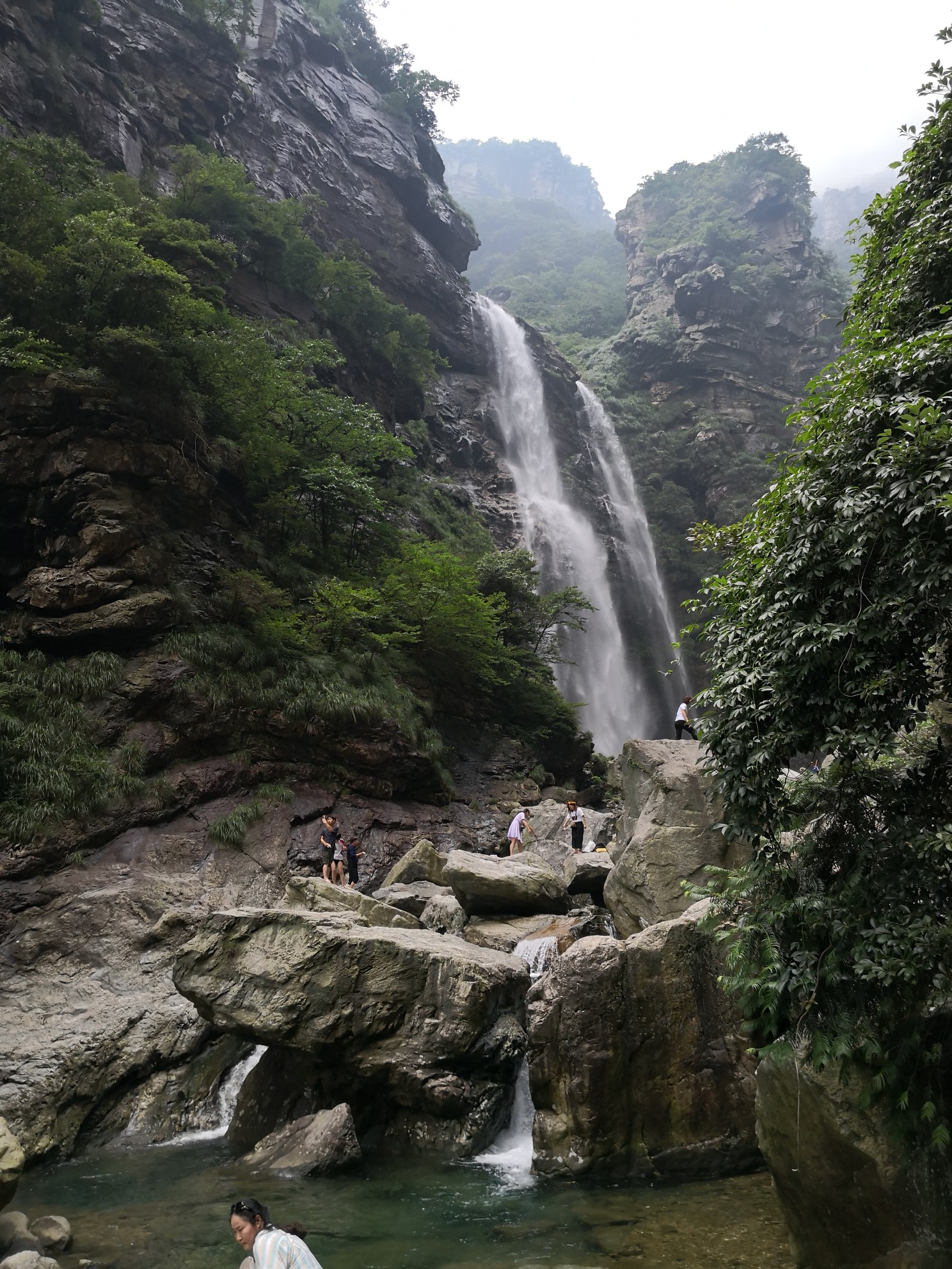 庐山三叠泉游记图片