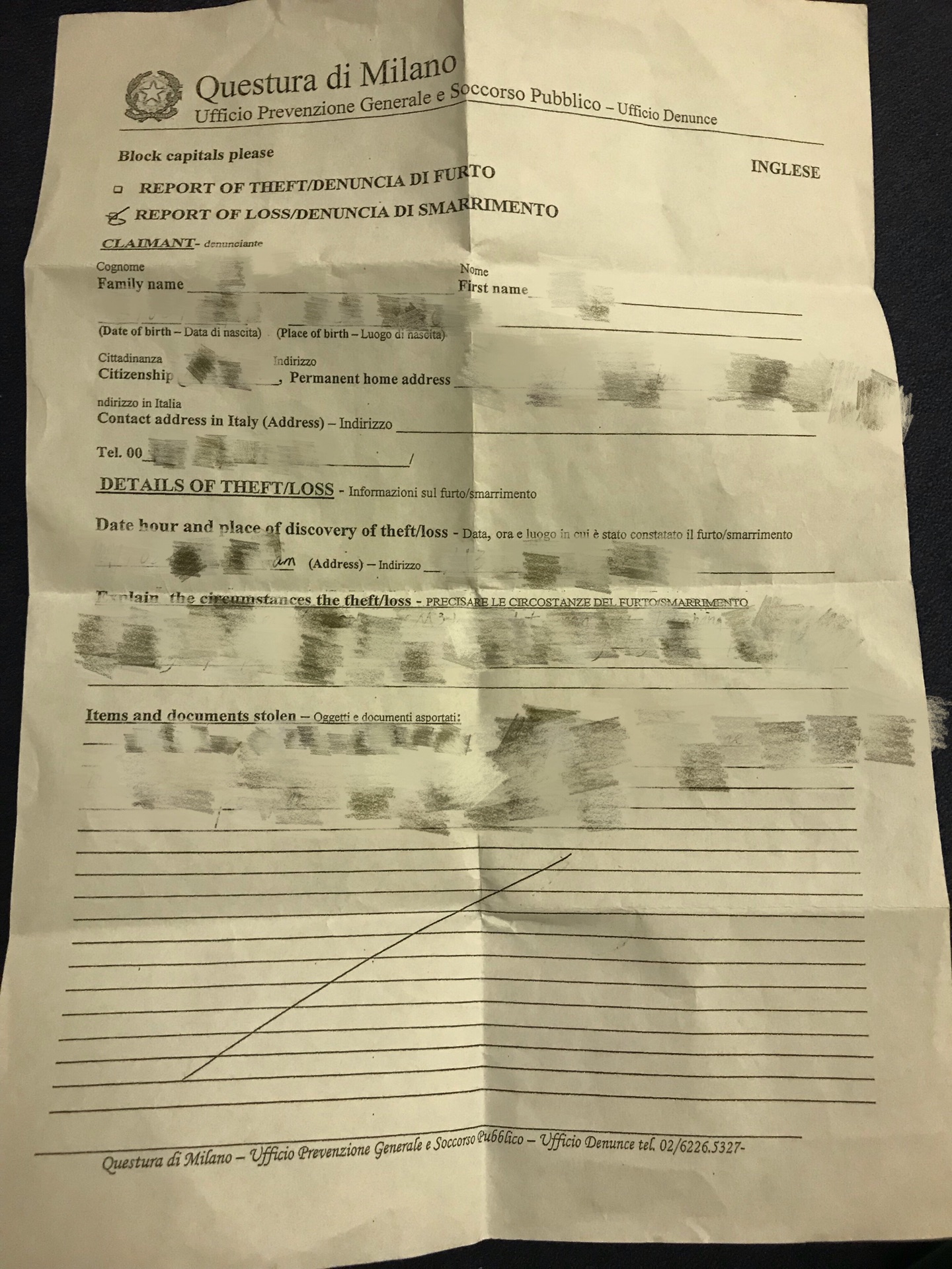 貌等），表如下图，之后会给你开一个证明，拿着证明就可以去大使馆了。