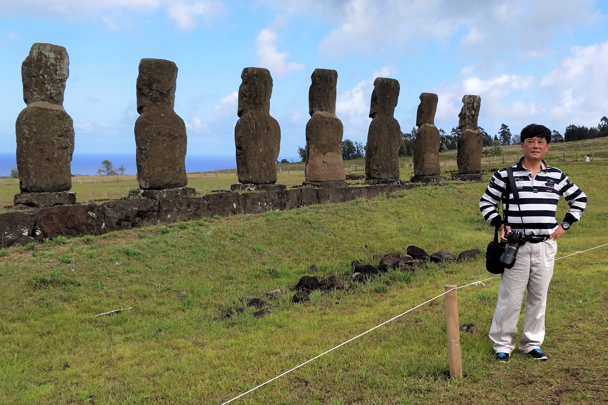 南美行智利复活节岛上的火山口与鸟人村世界文化遗产1995年