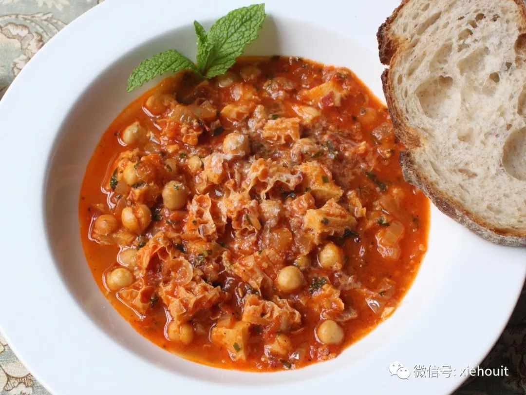 罗马式红烩牛肚   trippa alla romana