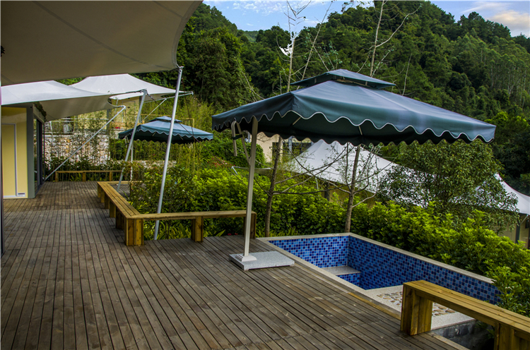 贺州温泉鸟巢酒店 独立泉池 姑婆山门票