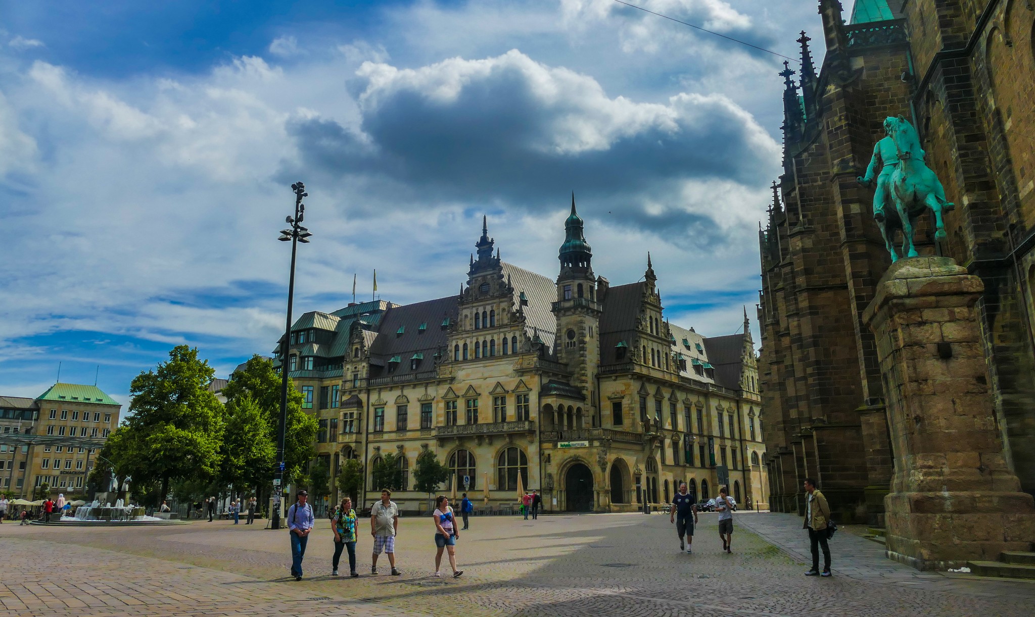 德国·不莱梅,动物音乐家与罗兰骑士