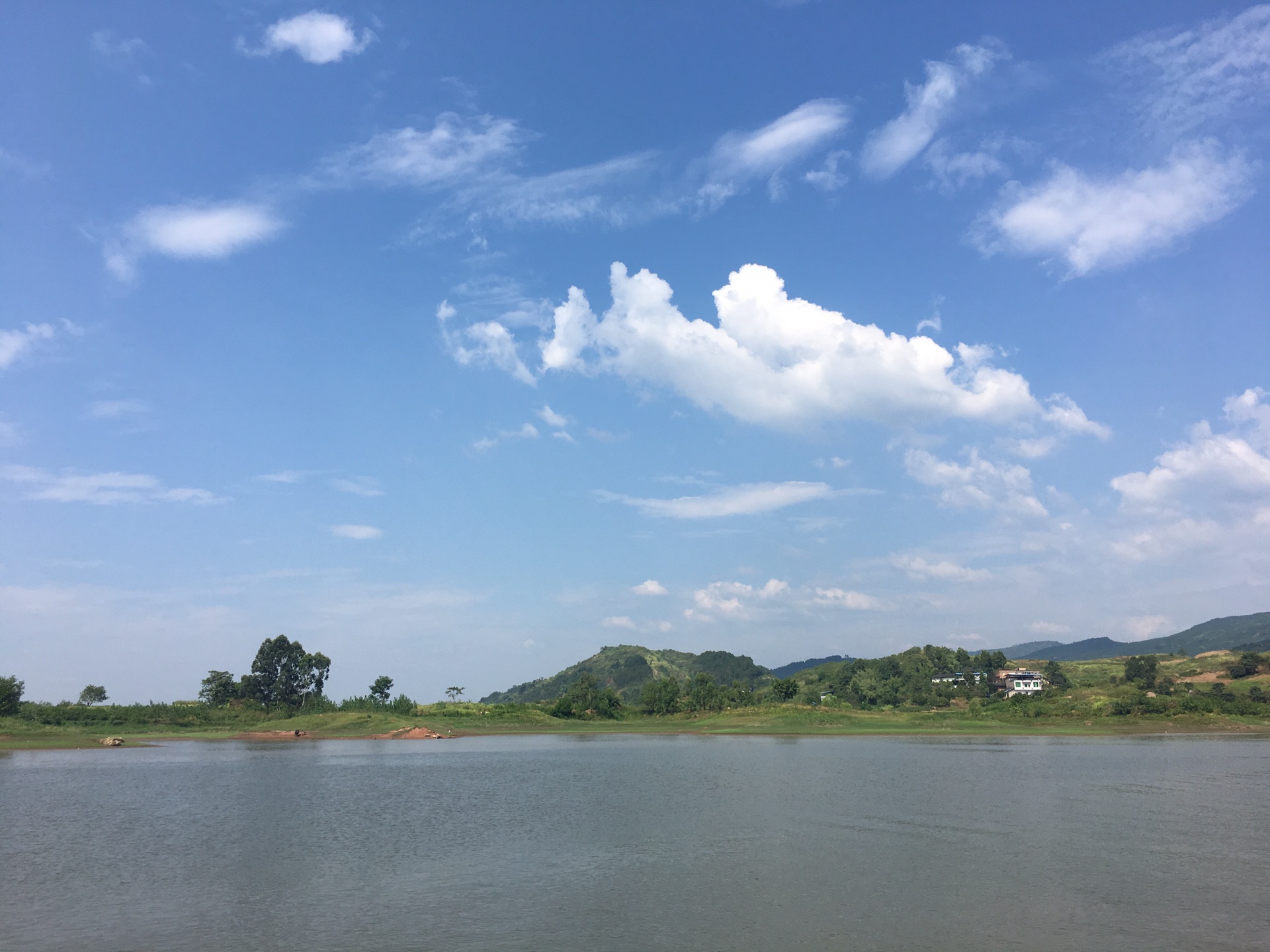 邻水县大洪河水库图片