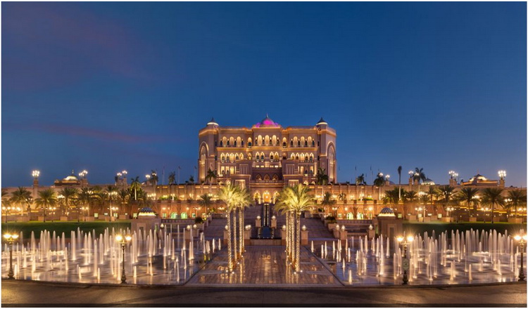 阿布扎比八星皇宫酒店 le café下午茶(参观八星酒店必选 一杯24k金屑