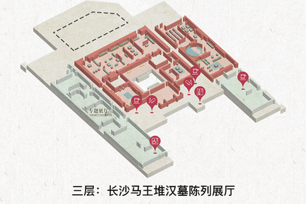 湖南省博物馆平面图图片