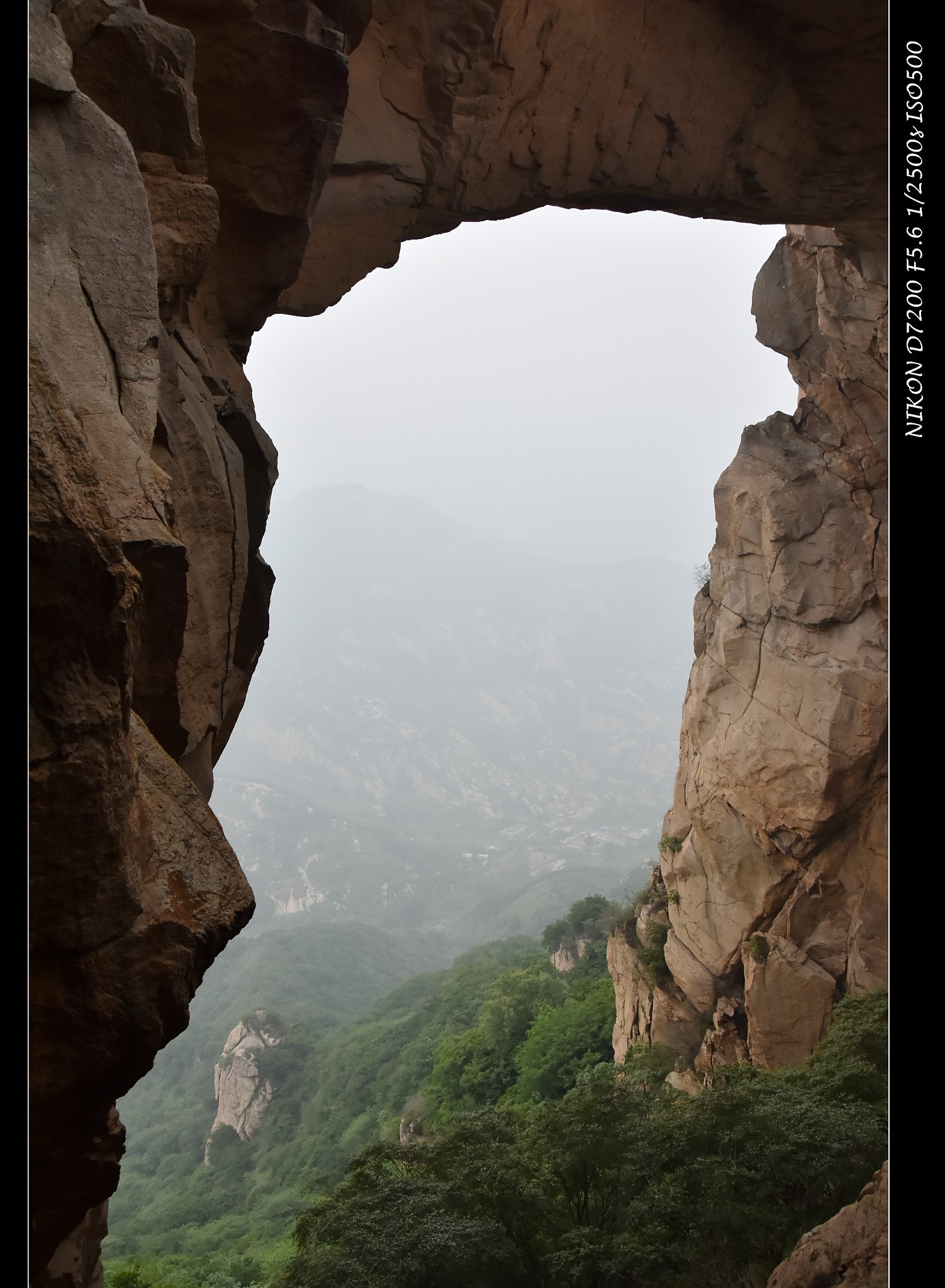 随风逛京郊密云值得一去的天门山天门洞