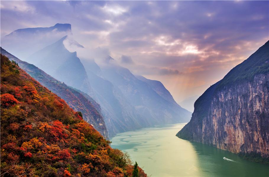 全景三峡船游西陵峡 三峡大坝 三峡大瀑布汽车3日游(豪华游轮过葛洲坝