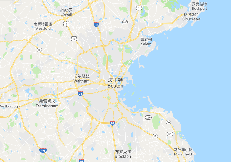 波士顿地图位置图片