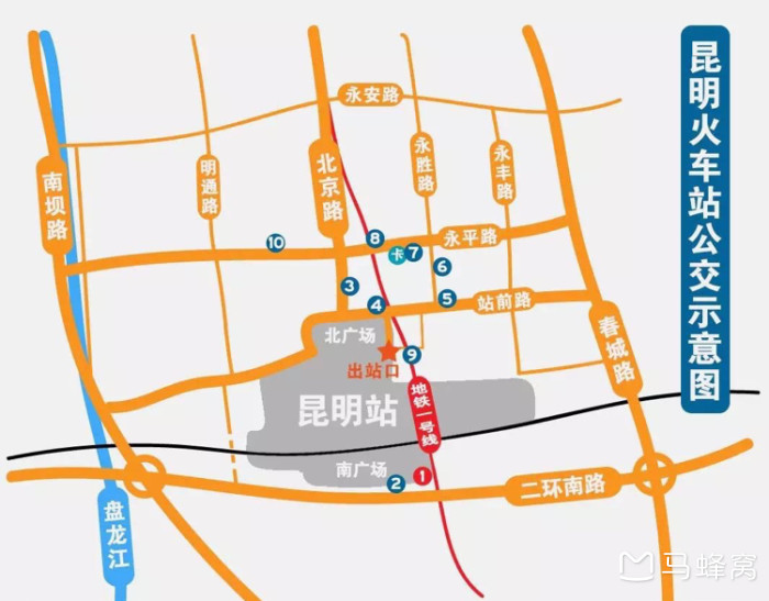 昆明长水机场的机场快线是到达昆明火车站还是昆明南火车站?