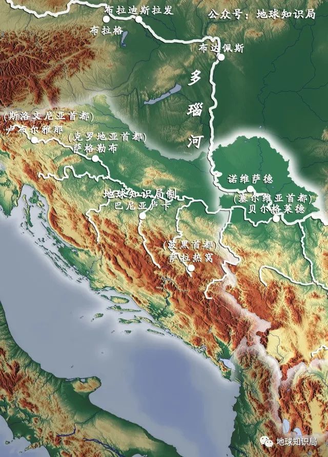         多瑙河的支流将前南国家