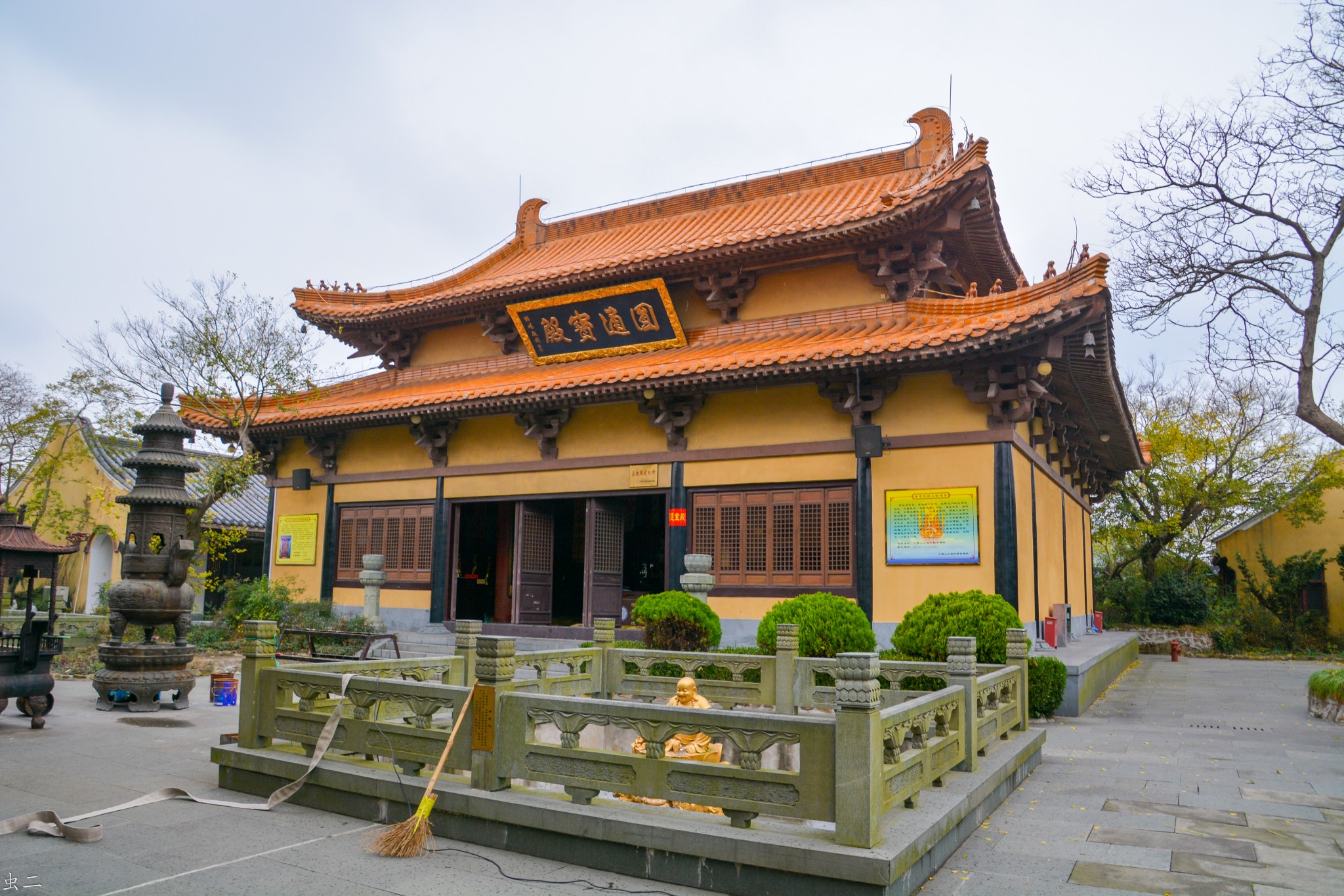 嘉兴平湖外蒲山通天桥小普陀禅寺