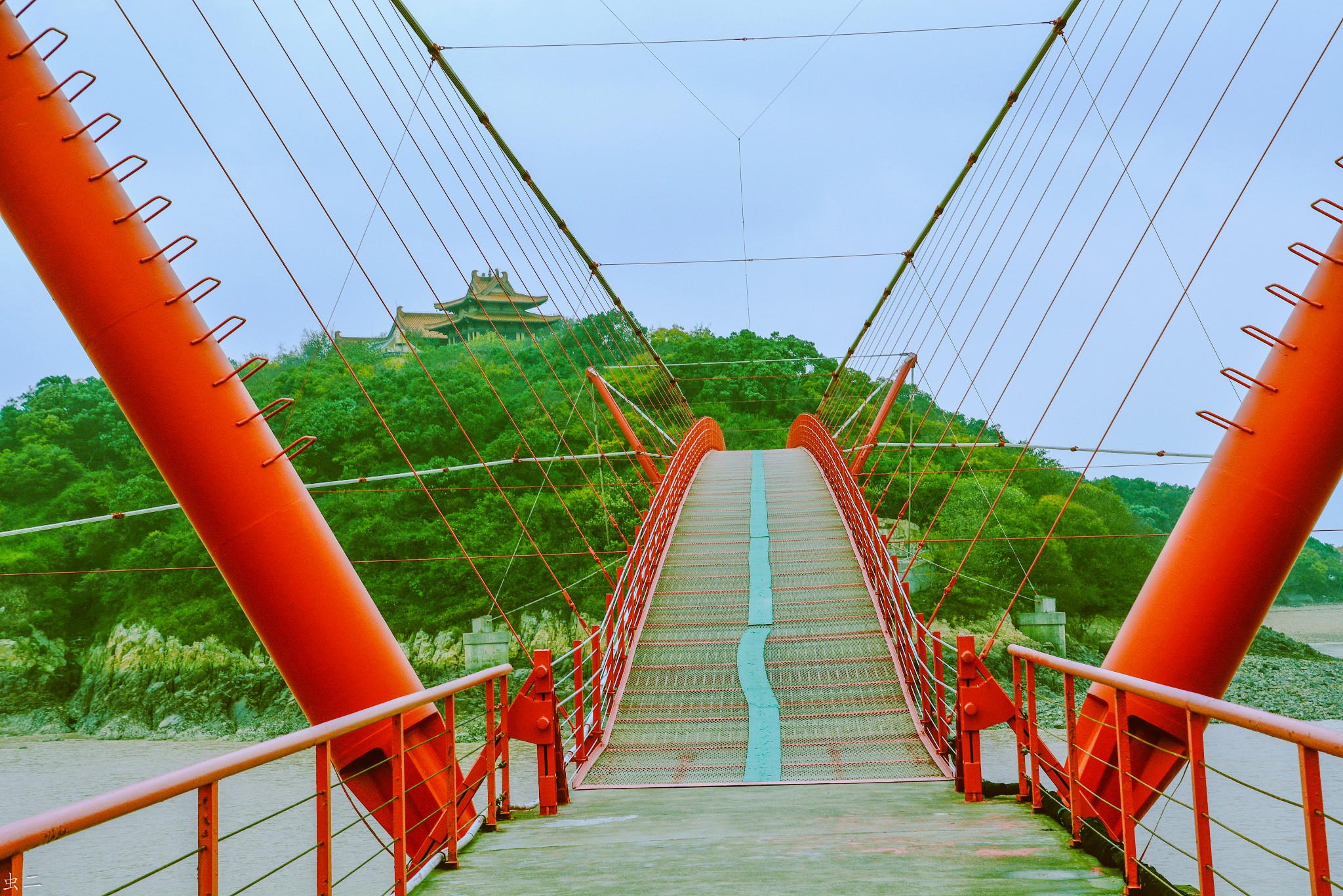 嘉兴平湖外蒲山通天桥小普陀禅寺