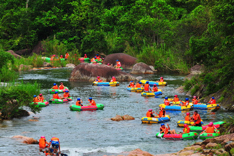 杭州千岛湖龙门峡谷漂流一日电子票含景交