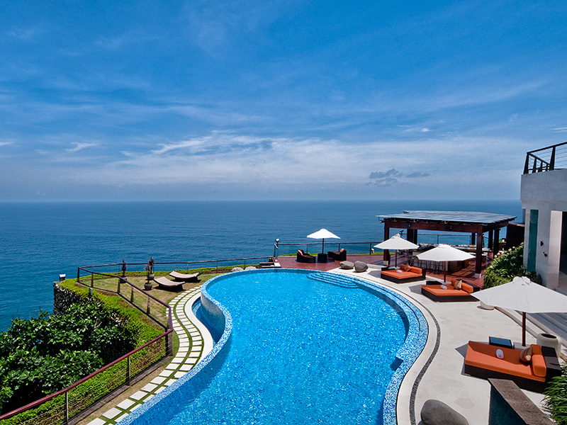 巴厘岛悬崖海景度假村排行榜,一生必住一次的