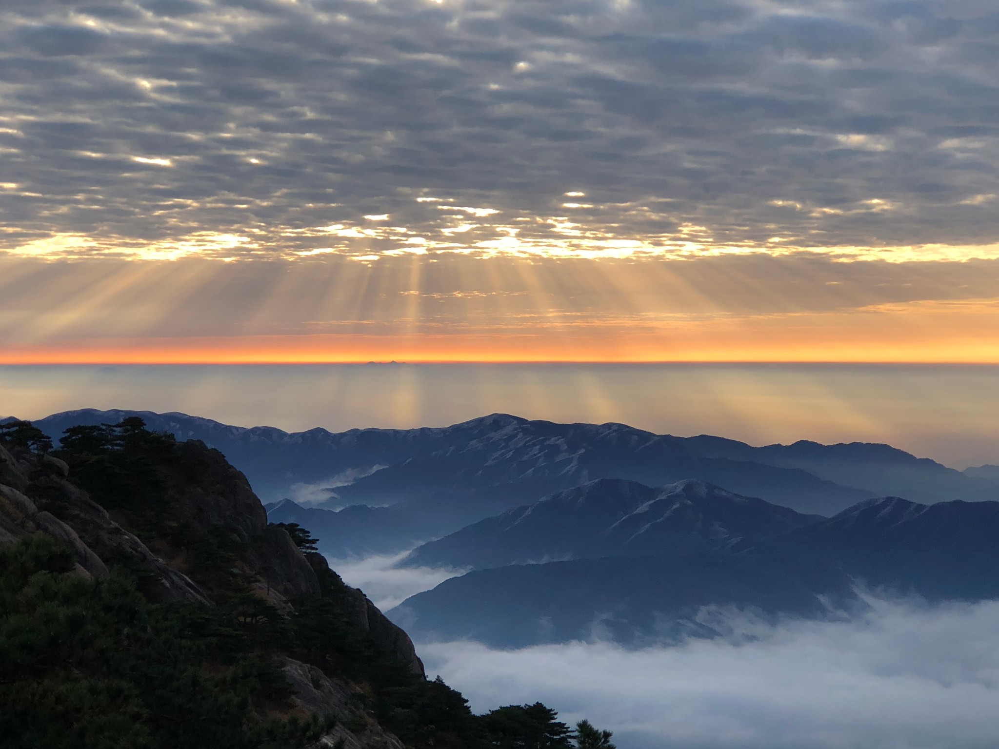 水墨徽州&完美黄山之旅——雾淞,云海,日出,日落全接触_游记