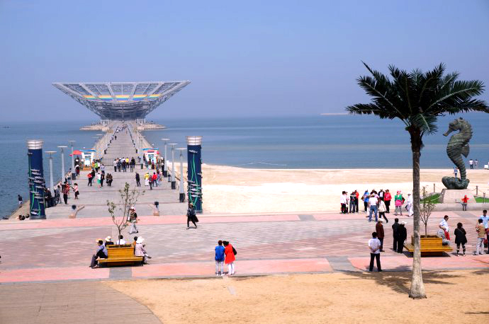 哈爾濱起止營口鮁魚圈4天3晚月亮湖公園山海廣場白沙灣海濱浴場