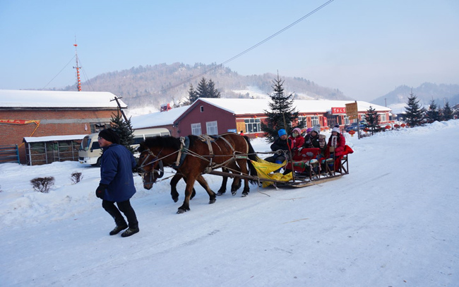 亞布力虎峰嶺2日遊品質滑雪壯美虎峰嶺含馬拉爬犁觀光纜車雪服雪鏡