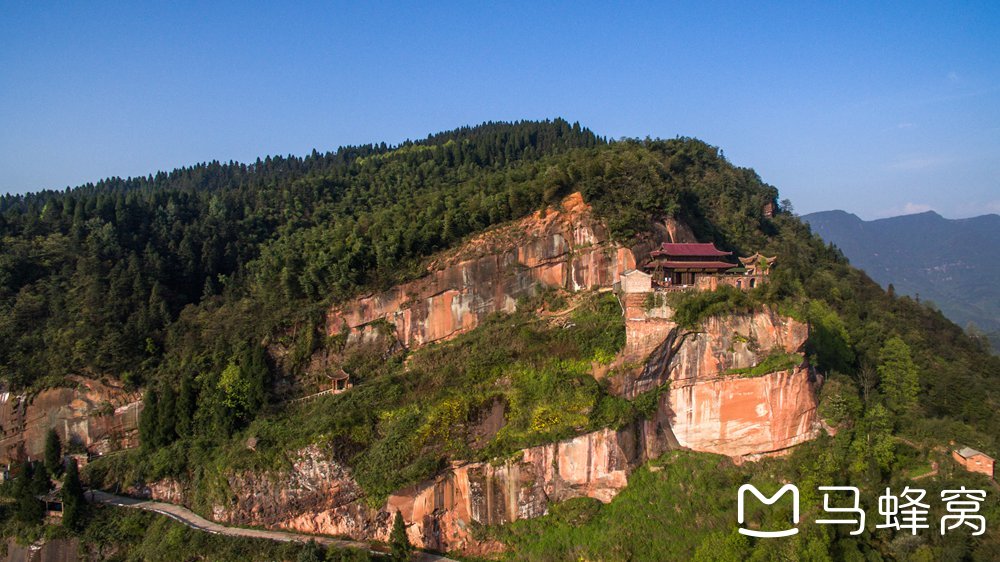 空中看叙永县丹山,别样景致!