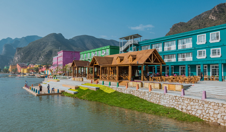 上有天堂下有保定十渡野三坡百里峡2日游升级品质酒店七彩小镇赠送