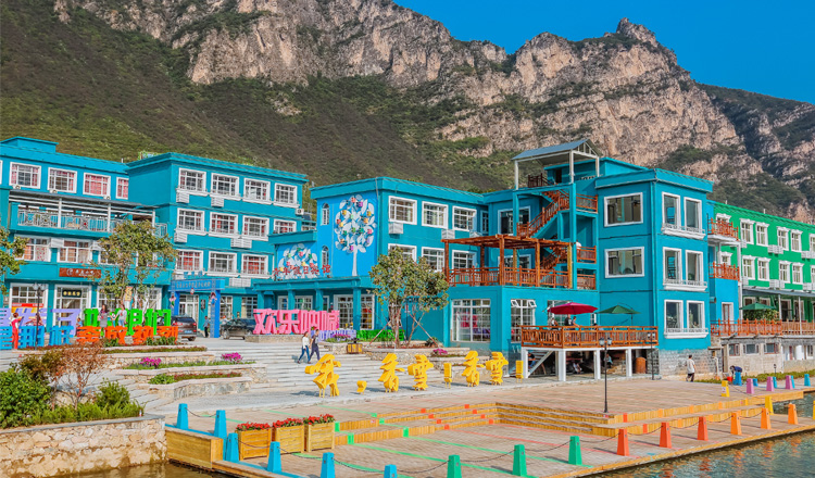 上有天堂下有保定十渡野三坡百里峡2日游升级品质酒店七彩小镇赠送