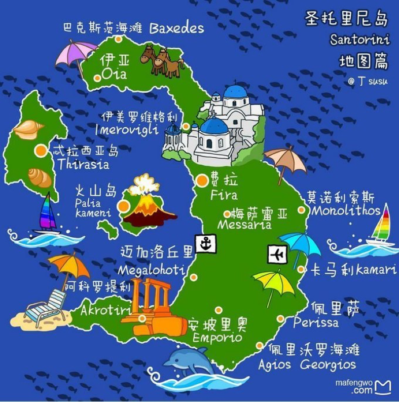 圣托里尼7个网红打卡地推荐刷屏美照拍起来