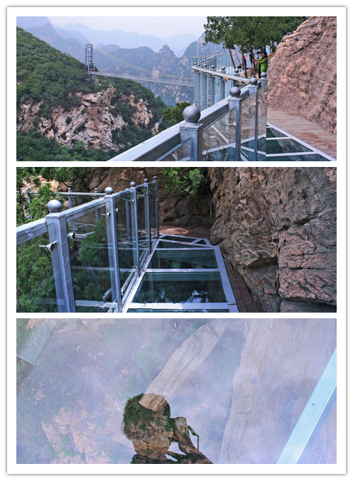 清凉谷举世无双的水晶长城惊险空行玻璃天桥