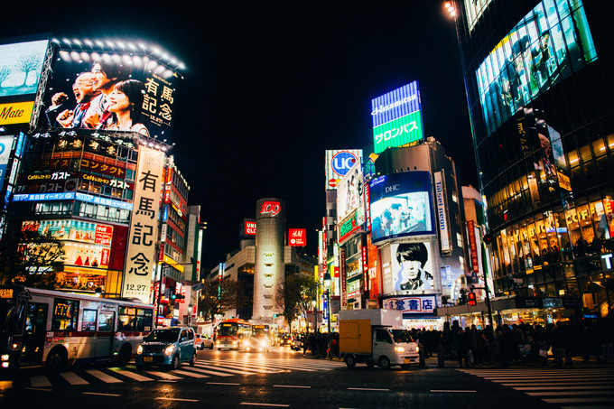 涉谷是 jr 山手线,埼京线,东急东横线,田园都市线,京王井之头线,地铁