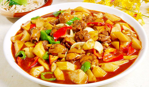 晚餐推荐:乌鲁木齐市区血站大盘鸡,红冠椒麻鸡,人均消费100元左右