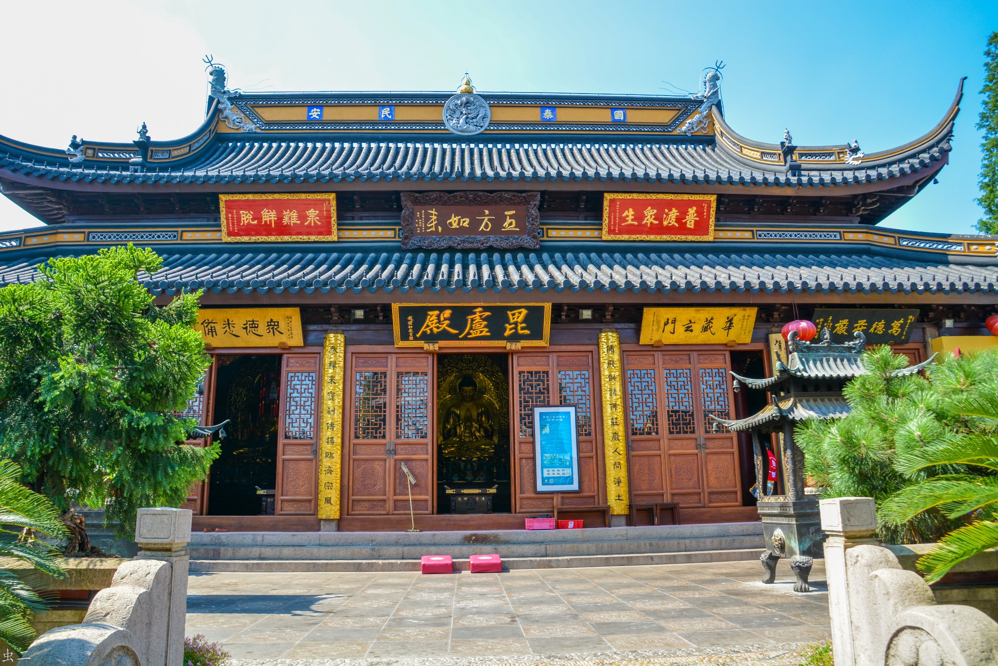 301张图片上海市松江西林禅寺,始建于南宋咸淳年间,迄今已有七百余年