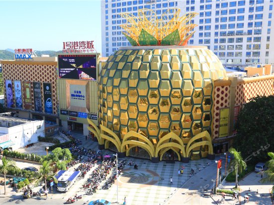 1号港湾城(习惯叫大菠萝)亚龙湾tips:特点:沙滩海水质量最优,中高端