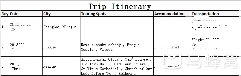 捷克旅游签证办理攻略（含图例参考）